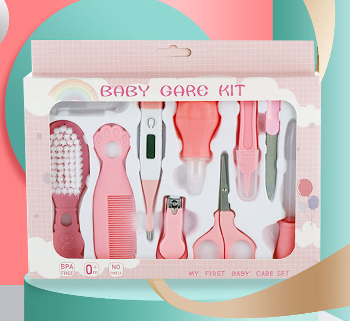 Wholesale Baby care kit Grooming kit newborn gift set  with 10 in 1 for infant supplier manufacturer