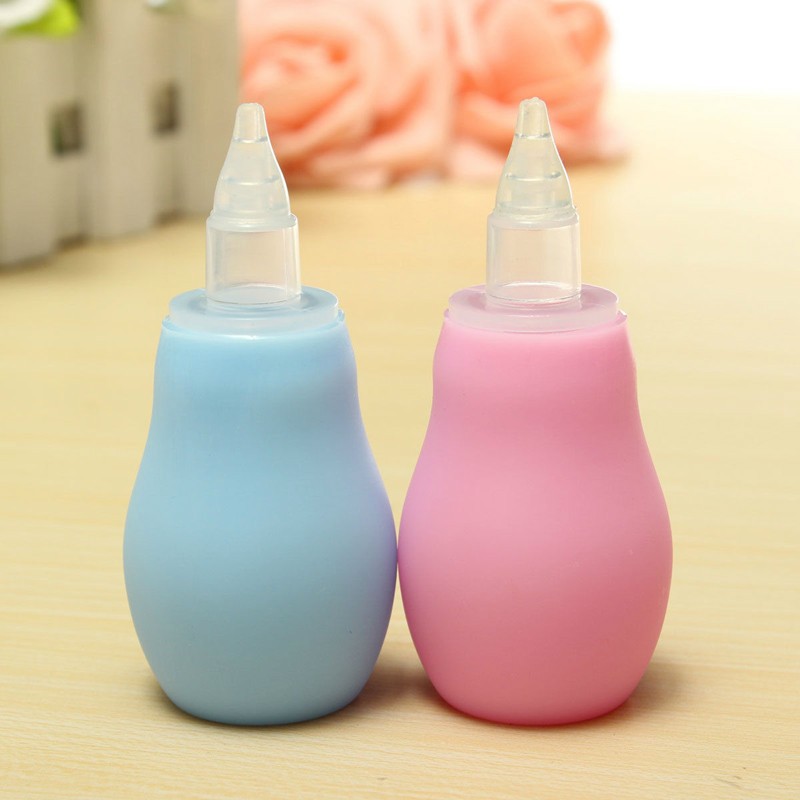 New Born Silicone Baby Safety Nose Cleaner Vacuum Suction Children Nasal Aspirator New Baby Care Diagnostic-tool Vacuum Sucker